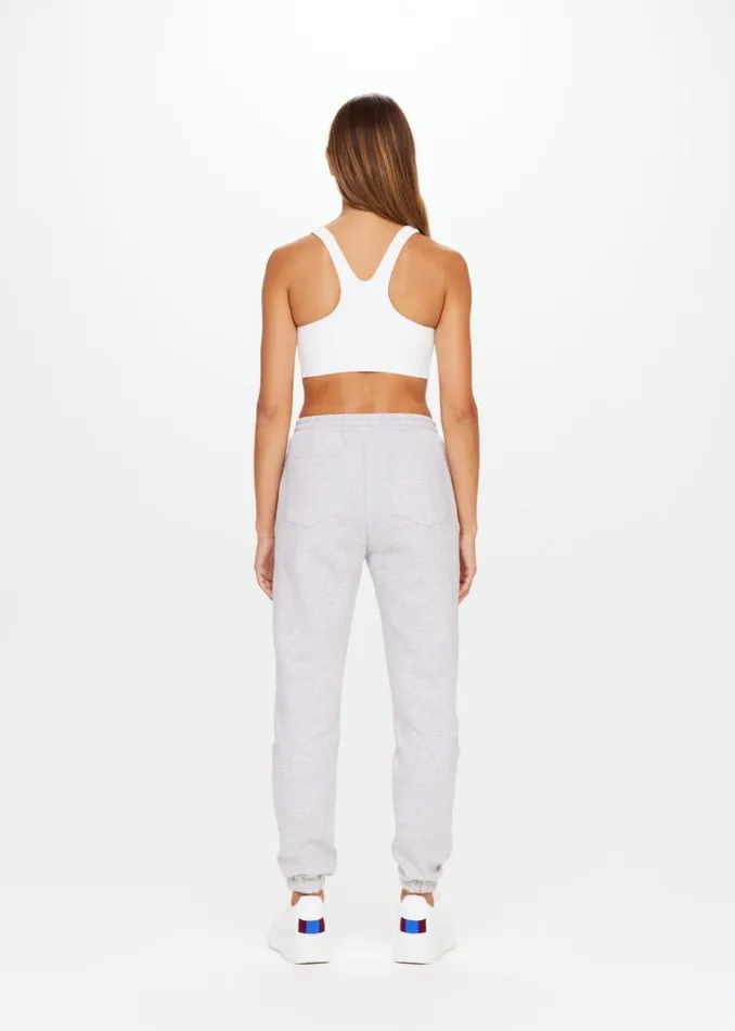 The Upside RAQUETTE BLAKE TRACK PANT Grey Marle Shop Pants The Upside RAQUETTE BLAKE TRACK PANT Grey Marle Shop Pants