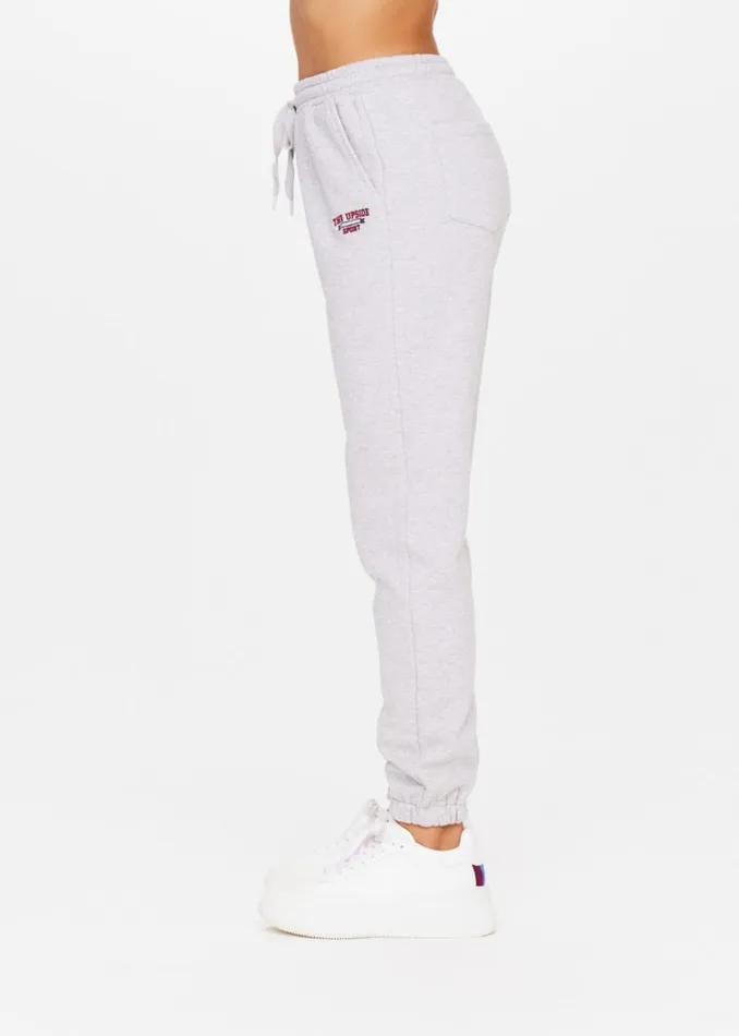 The Upside RAQUETTE BLAKE TRACK PANT Grey Marle Shop Pants The Upside RAQUETTE BLAKE TRACK PANT Grey Marle Shop Pants