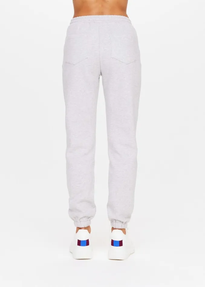 The Upside RAQUETTE BLAKE TRACK PANT Grey Marle Shop Pants The Upside RAQUETTE BLAKE TRACK PANT Grey Marle Shop Pants