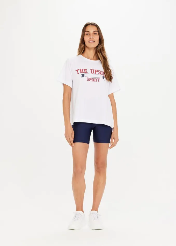 The Upside RAQUETTE JODHI TEE White Shop Shirts and Tanks The Upside RAQUETTE JODHI TEE White Shop Shirts and Tanks