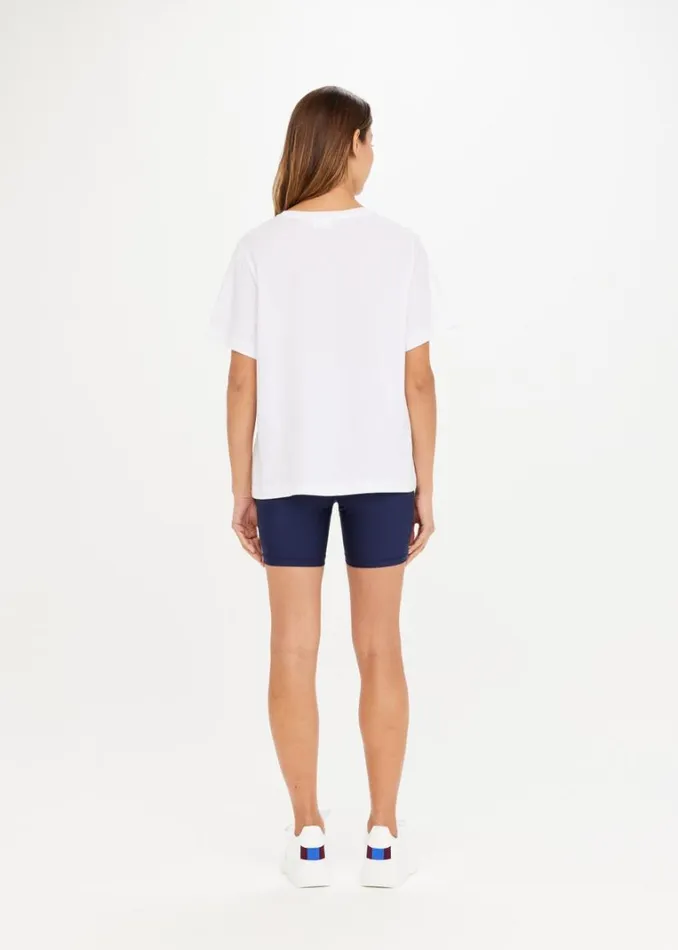 The Upside RAQUETTE JODHI TEE White Shop Shirts and Tanks The Upside RAQUETTE JODHI TEE White Shop Shirts and Tanks