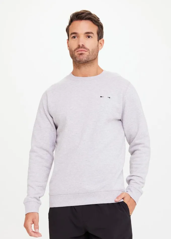 The Upside REDFORD CREW Charcoal Marle Shop Tops The Upside REDFORD CREW Charcoal Marle Shop Tops