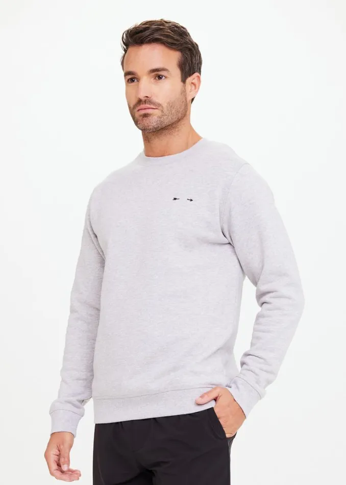 The Upside REDFORD CREW Charcoal Marle Shop Tops The Upside REDFORD CREW Charcoal Marle Shop Tops
