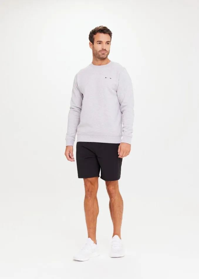 The Upside REDFORD CREW Charcoal Marle Shop Tops The Upside REDFORD CREW Charcoal Marle Shop Tops