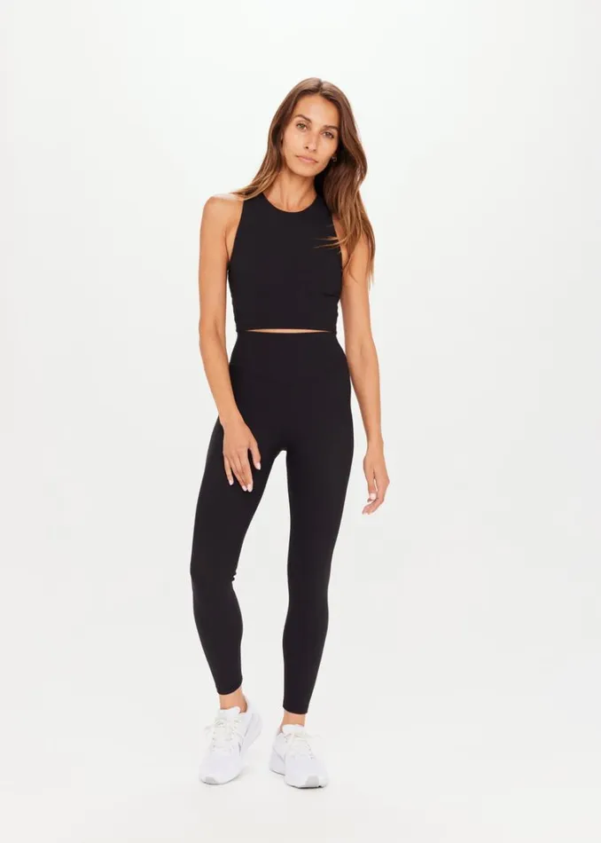 The Upside RIBBED SAMARA CROP Black Shop Sports Bras The Upside RIBBED SAMARA CROP Black Shop Sports Bras