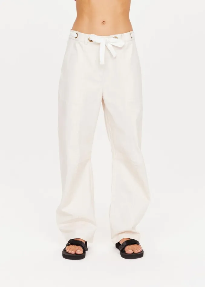 The Upside ROAM NOAH PANT Ivory Shop Pants The Upside ROAM NOAH PANT Ivory Shop Pants