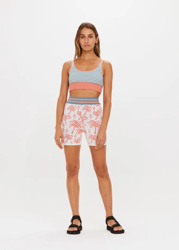 The Upside SAYULITA BILLY KNIT CROP Lagoonsand Shop Sports Bras The Upside SAYULITA BILLY KNIT CROP Lagoonsand Shop Sports Bras