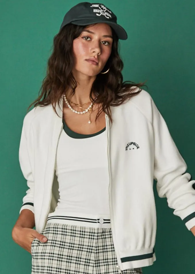 The Upside ST GERMAIN JORDANA JACKET White Shop Jackets and Coats
