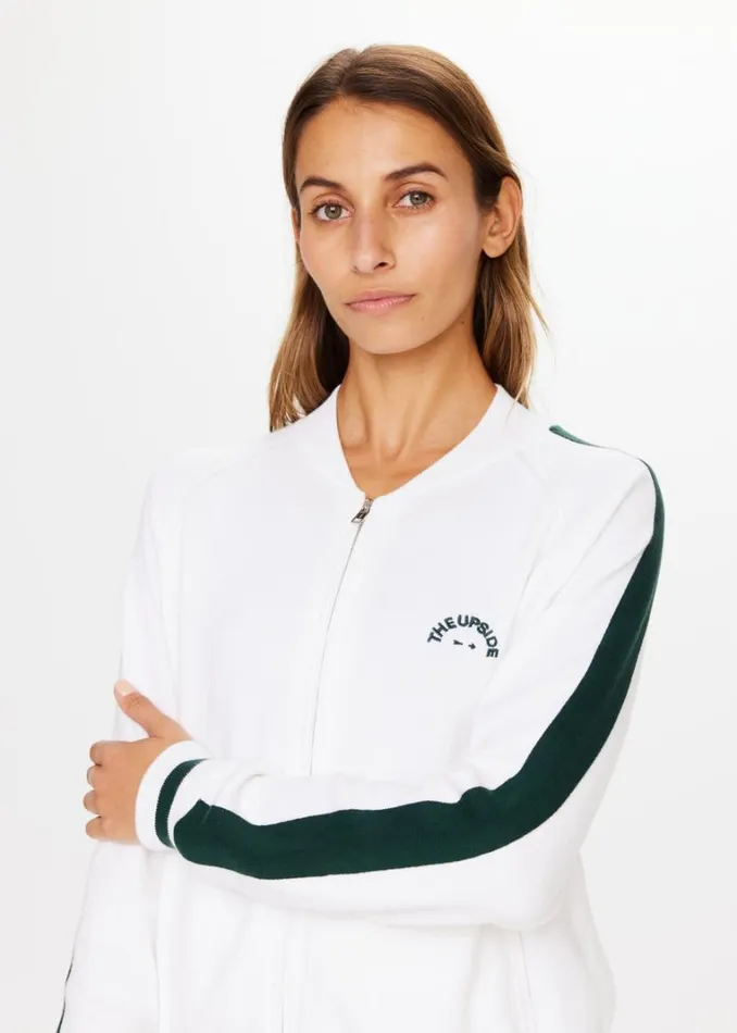 The Upside ST GERMAIN JORDANA JACKET White Shop Jackets and Coats The Upside ST GERMAIN JORDANA JACKET White Shop Jackets and Coats