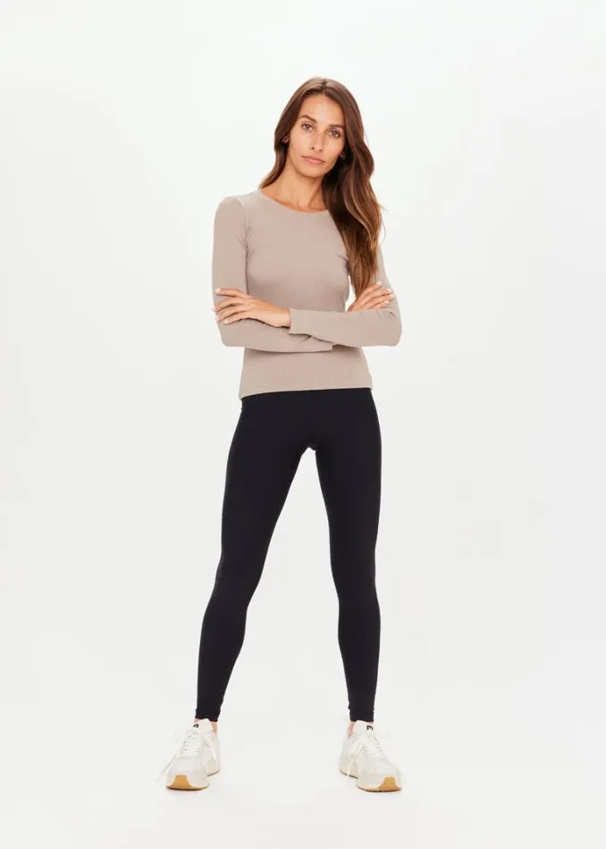 The Upside TAMMY LONG SLEEVE Pebble Shop Shirts and Tanks The Upside TAMMY LONG SLEEVE Pebble Shop Shirts and Tanks