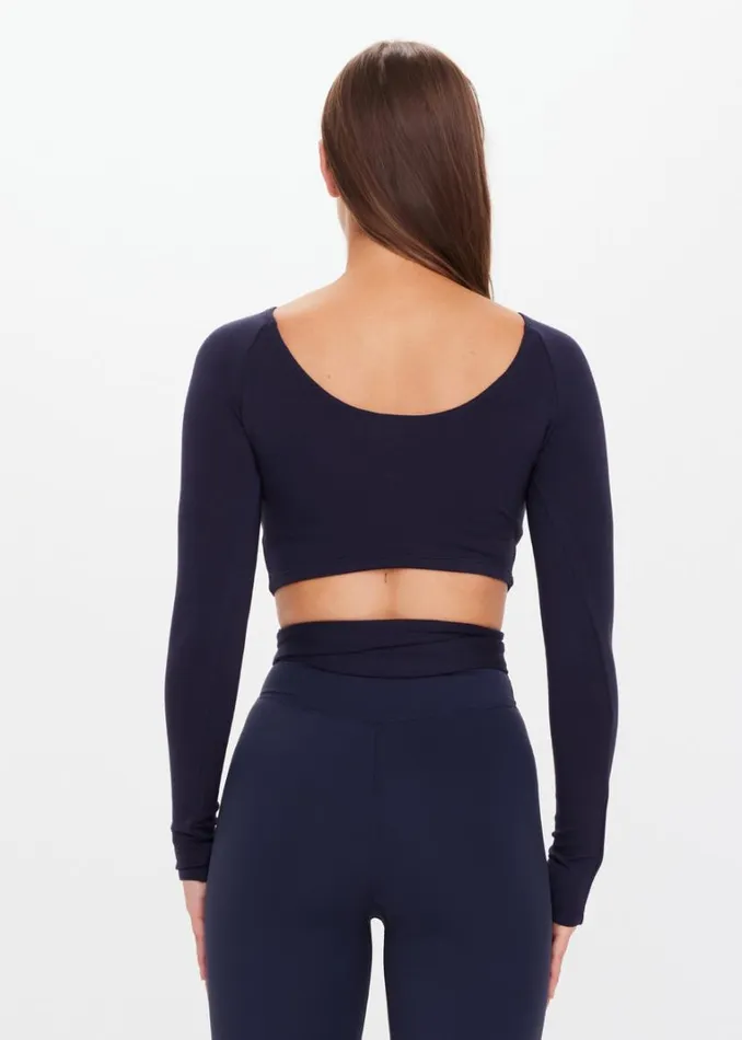 The Upside TARYN TIE TOP Midnight Shop Shirts and Tanks The Upside TARYN TIE TOP Midnight Shop Shirts and Tanks