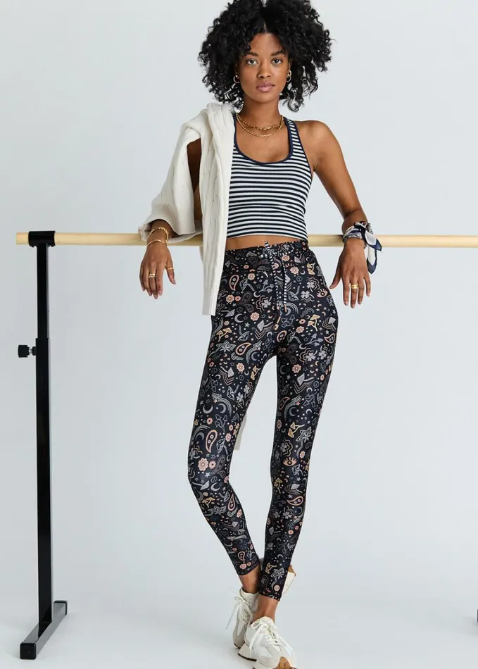 The Upside WILDLANDS 25IN MIDI PANT Fungi Shop Leggings