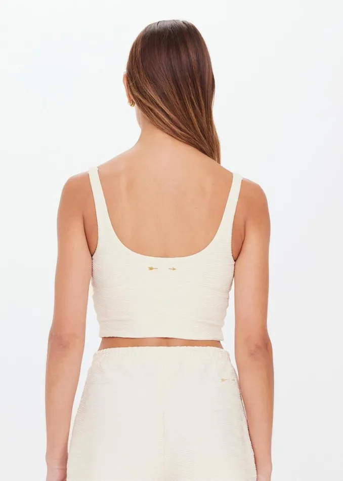 The Upside YOKO LUCIA CROP Ivory Shop Sports Bras The Upside YOKO LUCIA CROP Ivory Shop Sports Bras