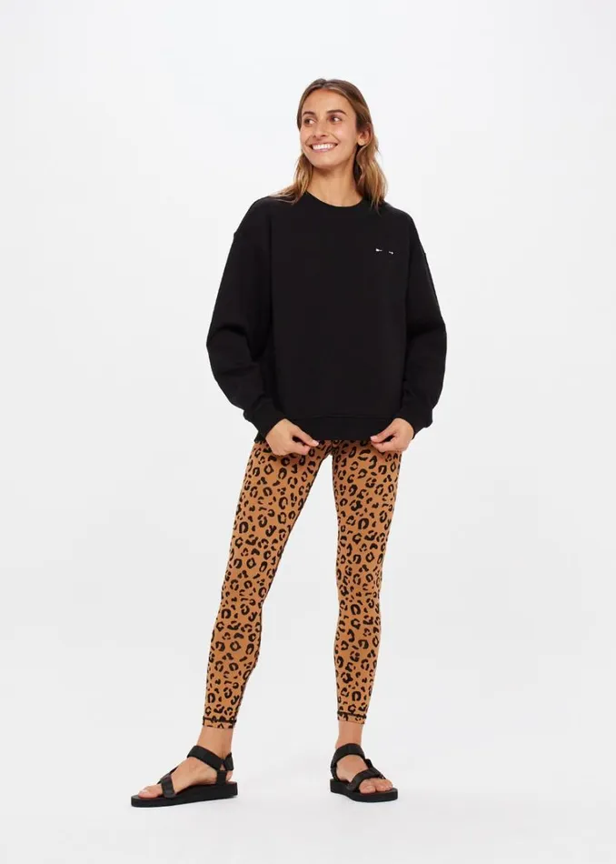 The Upside ZANZI MIDI PANT Leopard Shop Leggings The Upside ZANZI MIDI PANT Leopard Shop Leggings