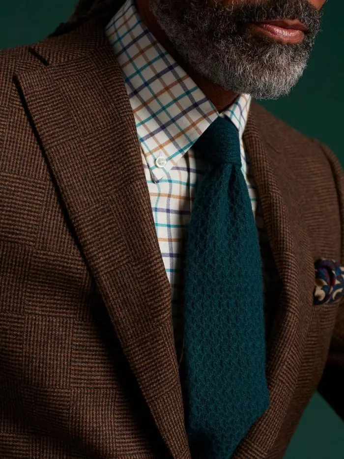 Ties Mens Paul Stuart Cashmere Knit Tie Brown Ties Mens Paul Stuart Cashmere Knit Tie Brown