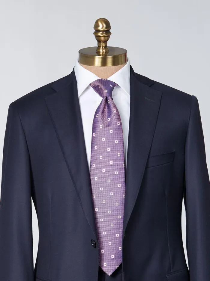 Ties Mens Paul Stuart Silk Jacquard Spaced Diamond Tie Light Blue