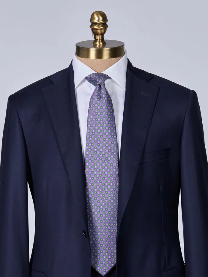 Ties Mens Paul Stuart Silk Twill Floral Medallion Tie Blue Ties Mens Paul Stuart Silk Twill Floral Medallion Tie Blue