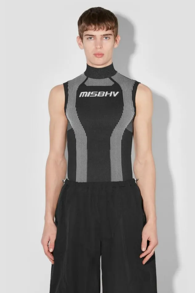 Tops Men MISBHV Sport Active Sleeveless Blackwhite
