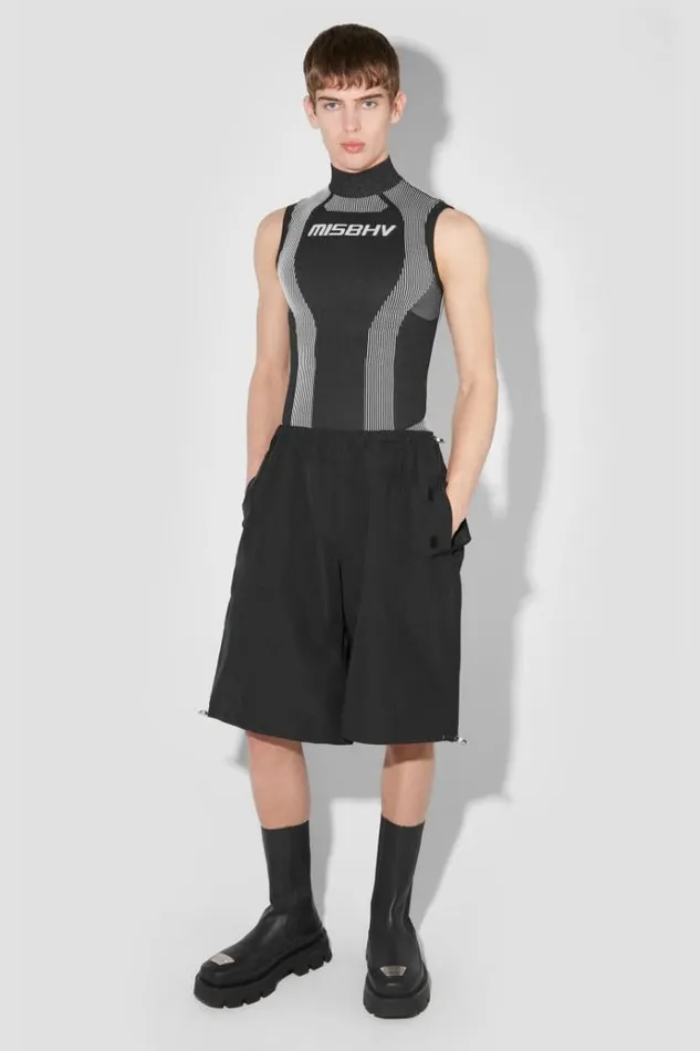 Tops Men MISBHV Sport Active Sleeveless Blackwhite