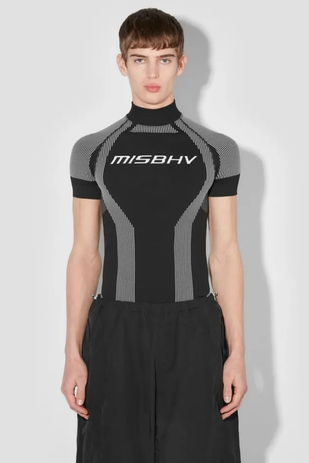 Tops Men MISBHV Sport TShirt Blackwhite
