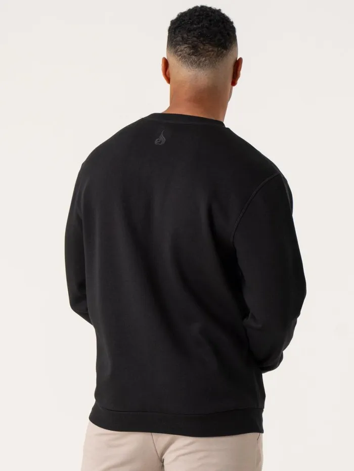 Tops Mens Ryderwear Pursuit Pullover Black