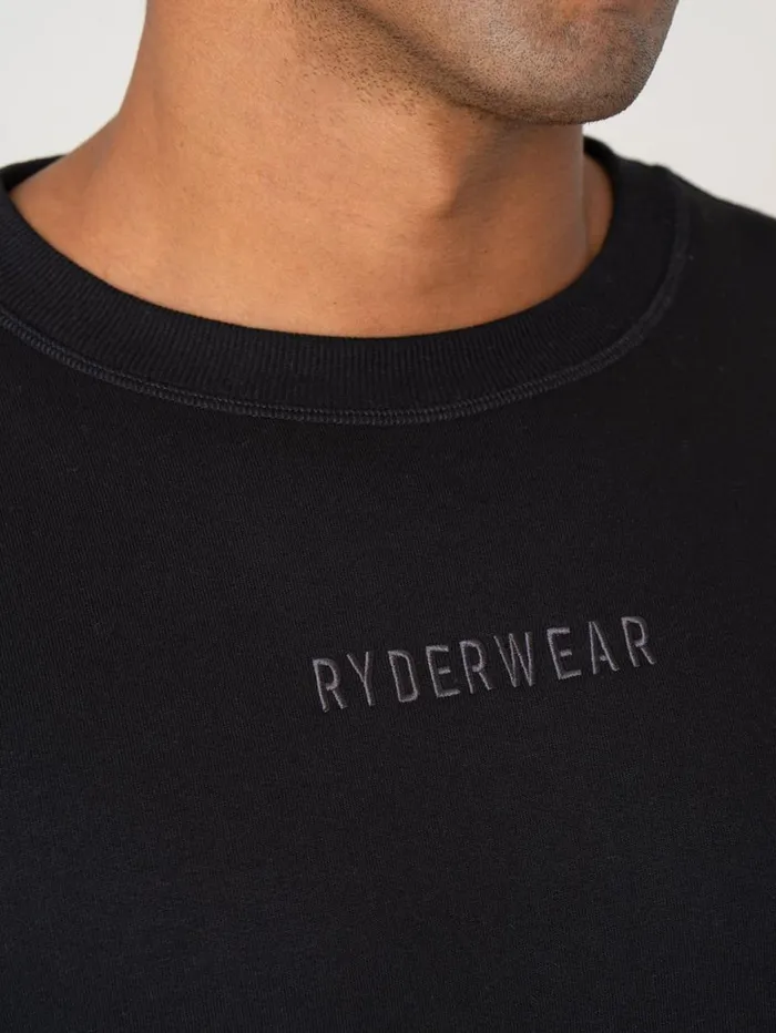 Tops Mens Ryderwear Pursuit Pullover Black