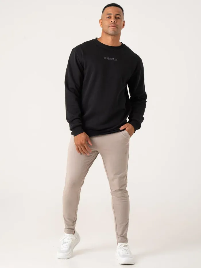 Tops Mens Ryderwear Pursuit Pullover Black