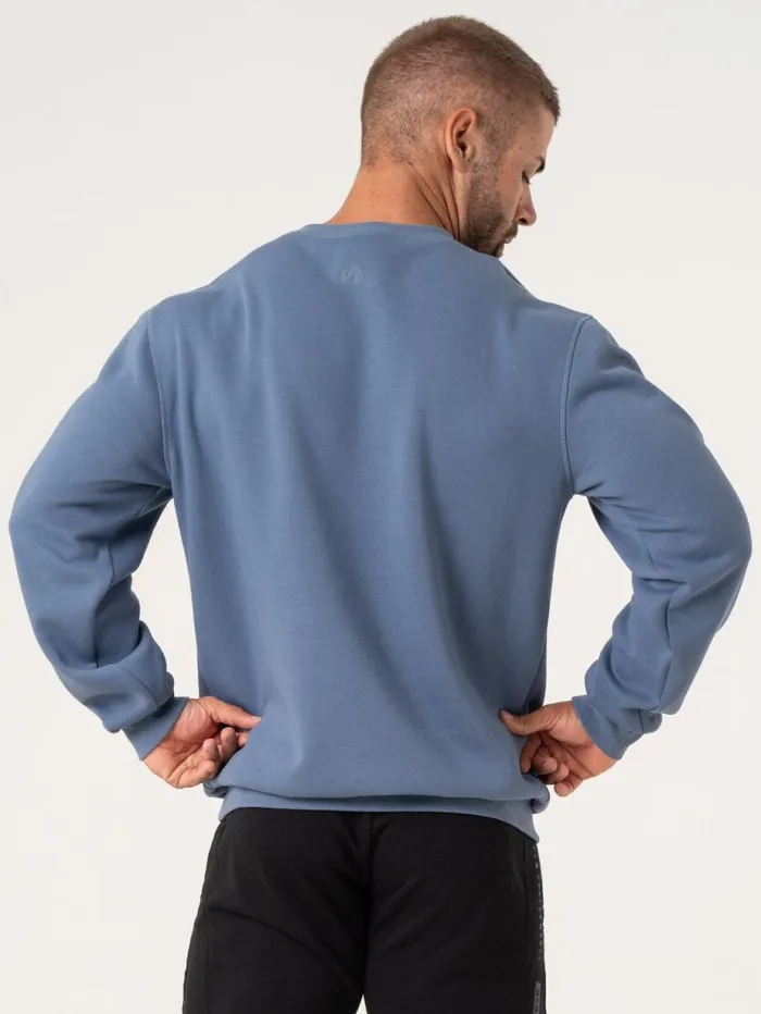 Tops Mens Ryderwear Pursuit Pullover Denim Blue