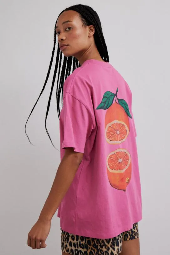 Tops Women Damson Madder Grapefruit Tee