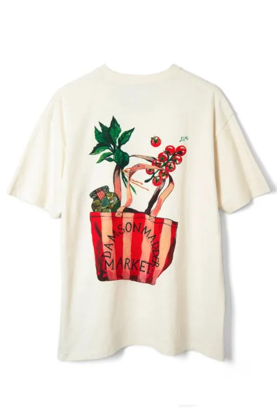 Tops Women Damson Madder Market Boyfriend Tee