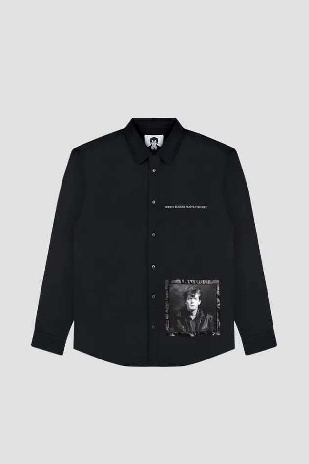 Tops WomenMen MISBHV Self Portrait 1980 Robert Mapplethorpe Shirt Black