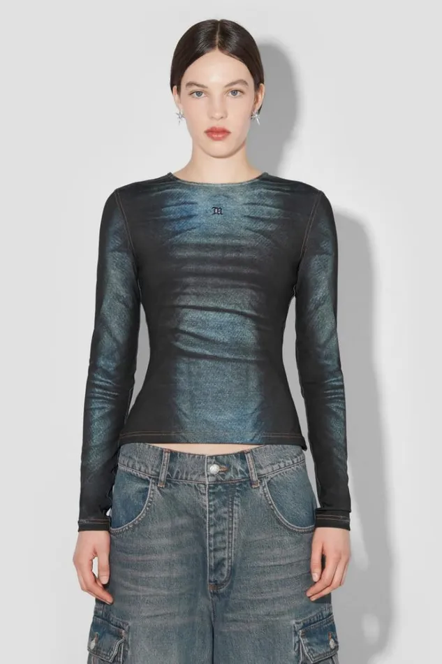Tops Women MISBHV Denim Poly Longsleeve Mlc