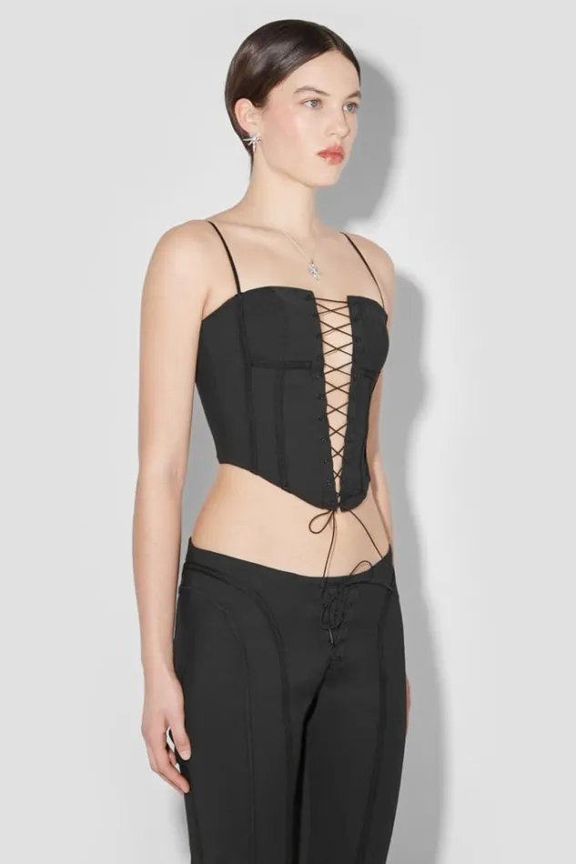 Tops Women MISBHV Lara Laced Corset Black