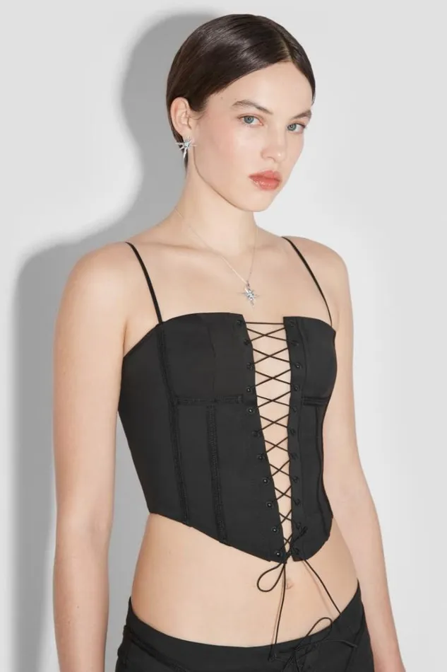 Tops Women MISBHV Lara Laced Corset Black