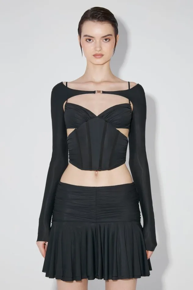 Tops Women MISBHV Pandora Shrug Black