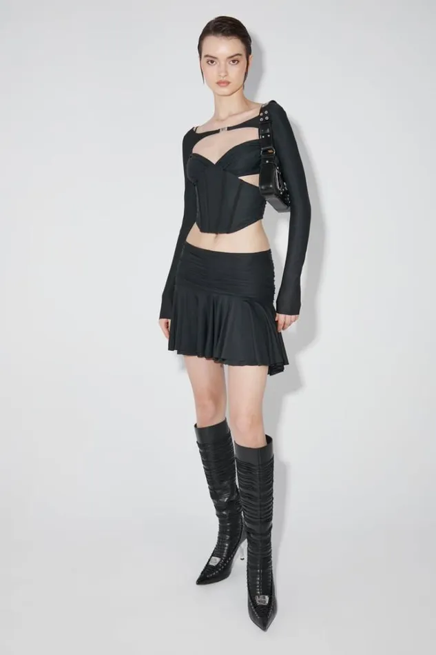 Tops Women MISBHV Pandora Shrug Black