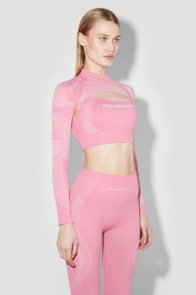 Tops Women MISBHV Sport Shrug Longsleeve Bubblegum