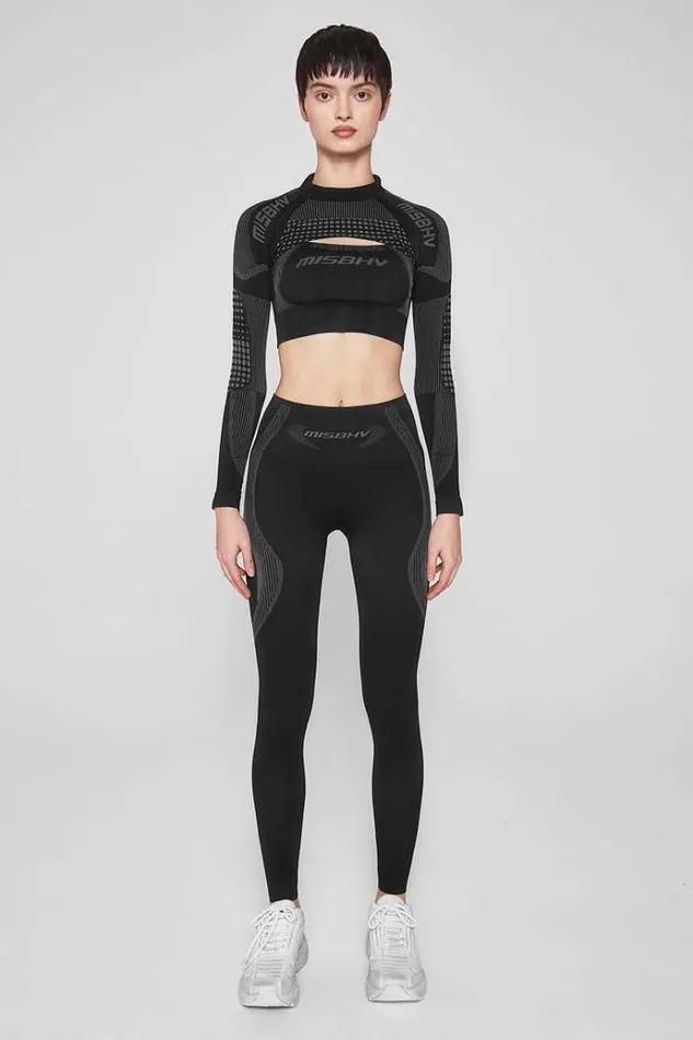 Tops Women MISBHV Sport Shrug Longsleeve Muted Black