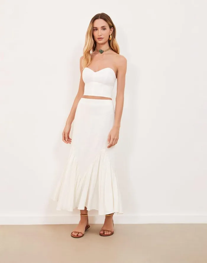 Tops Women ViX Paula Hermanny Adele Top 8211 Off White