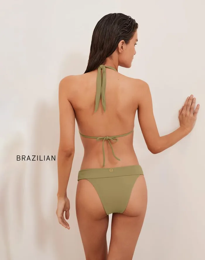 Tops Women ViX Paula Hermanny Brooke Mel Top 8211 Olivine