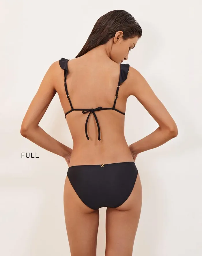 Tops Women ViX Paula Hermanny Chris Parallel Tri Top 8211 Black