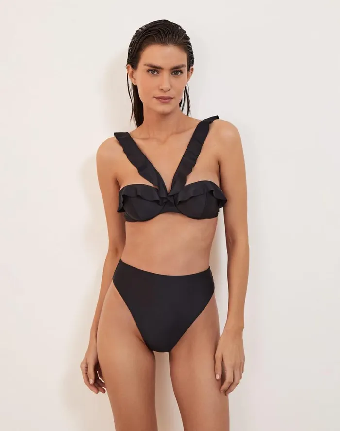 Tops Women ViX Paula Hermanny Chris Top 8211 Black