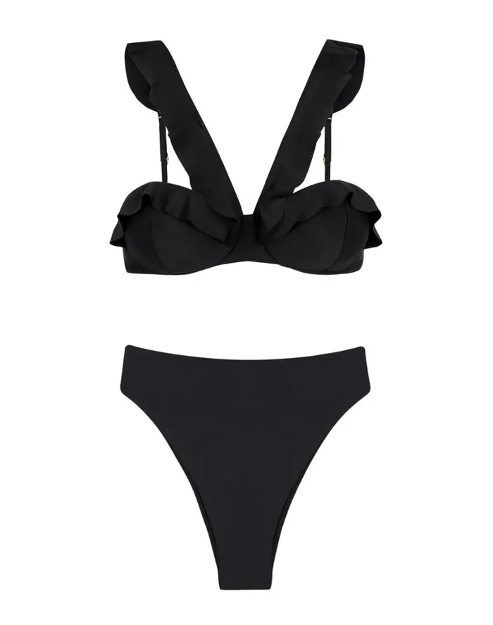 Tops Women ViX Paula Hermanny Chris Top 8211 Black