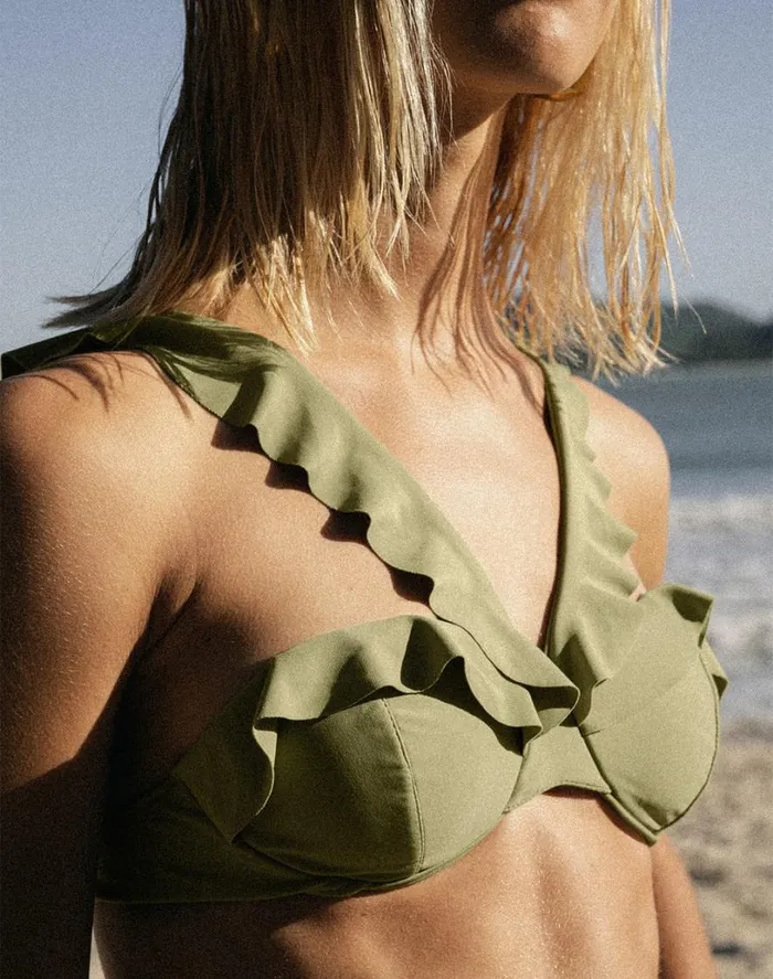 Tops Women ViX Paula Hermanny Chris Top 8211 Olivine