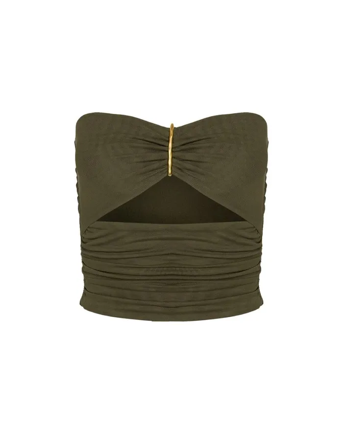 Tops Women ViX Paula Hermanny Fae Top 8211 Evergreen