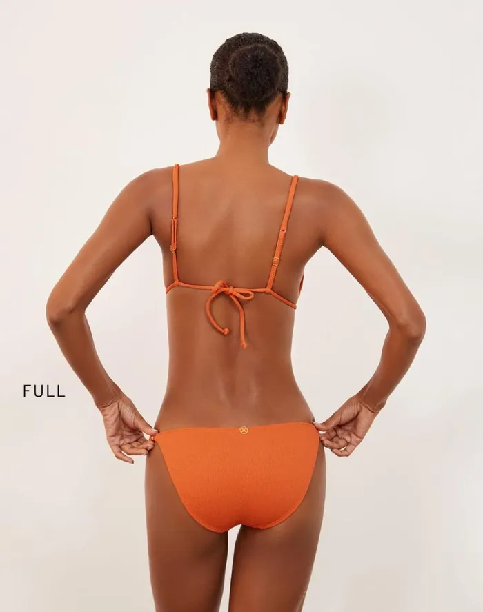 Tops Women ViX Paula Hermanny Firenze Beads Tri Parallel Top 8211 Grapefruit