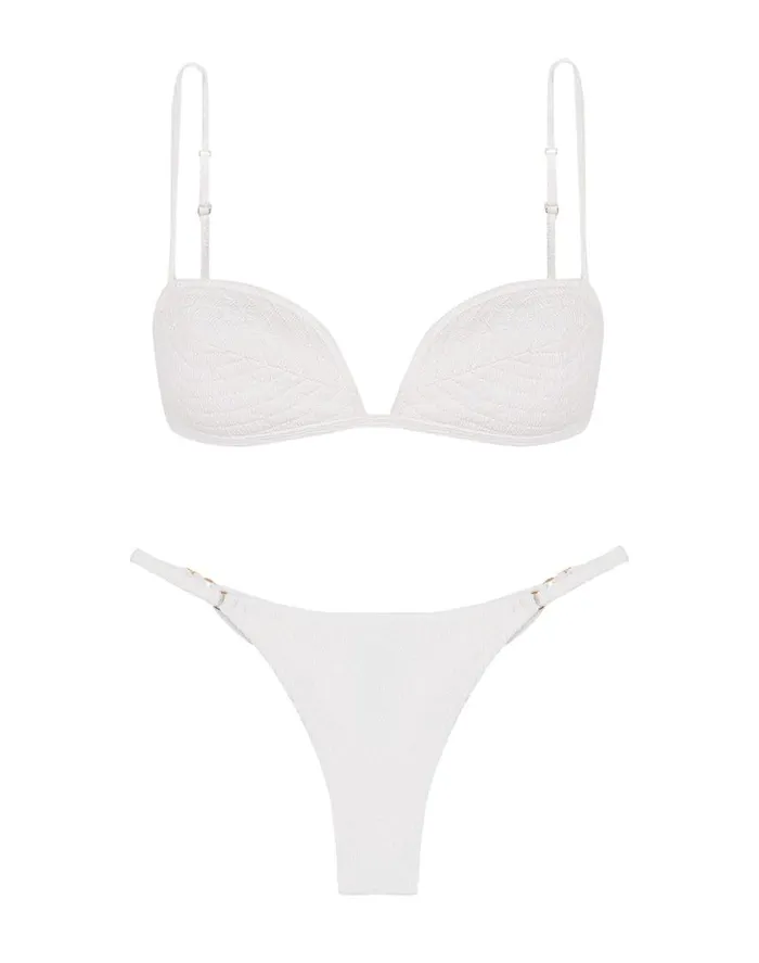 Tops Women ViX Paula Hermanny Firenze Emily Gabi Top 8211 White