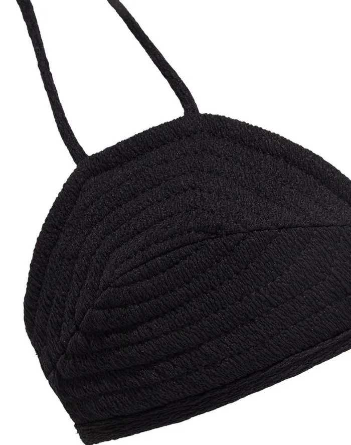 Tops Women ViX Paula Hermanny Firenze Esther Parallel Tri Top 8211 Black