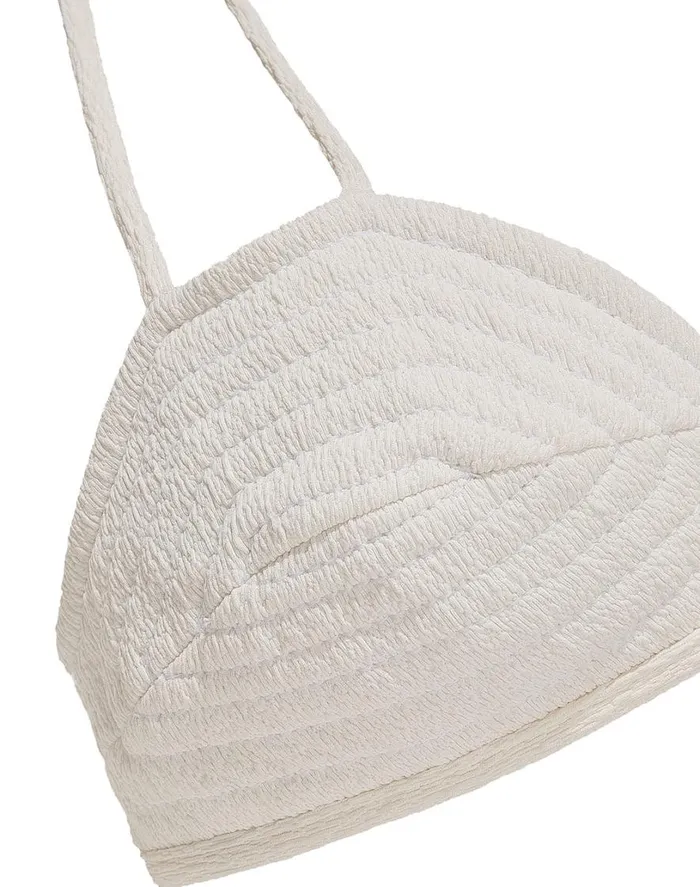 Tops Women ViX Paula Hermanny Firenze Esther Parallel Tri Top 8211 White
