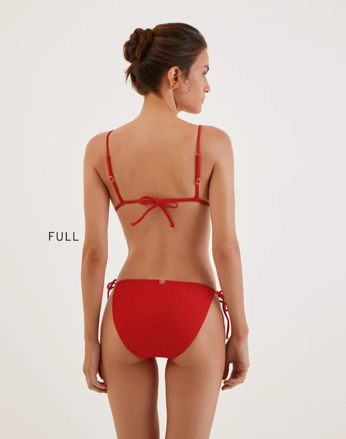 Tops Women ViX Paula Hermanny Firenze Lou Parallel Tri Top 8211 Red Pepper